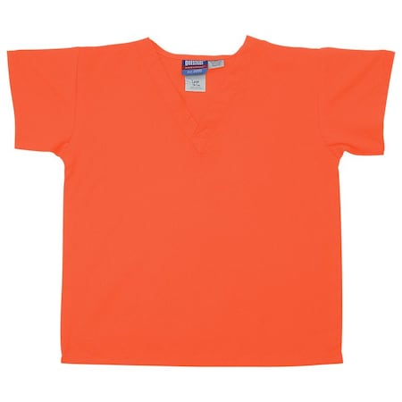 Gelscrubs Kids Lgt. Orange Scrub Shirt, Large 9-12 Years Old 6774-TEN-L